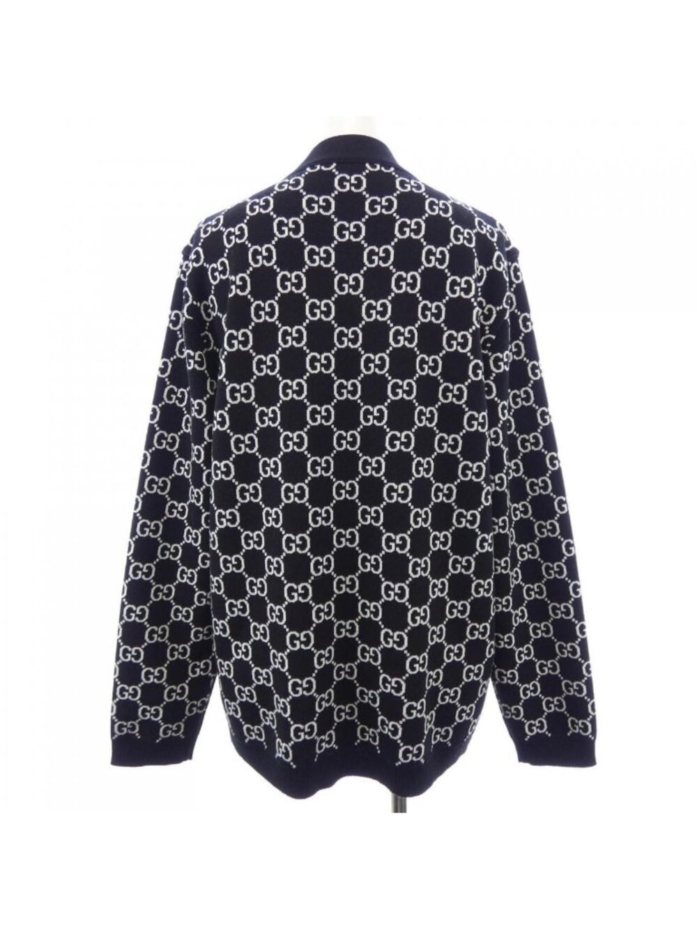 Gucci GG Wool Jacquard Reversible Cardigan - Picture 2 of 8